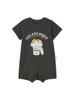 Gelato Pique Baby Sleeping Dog CGRY 80 Romper, PBCO252672,