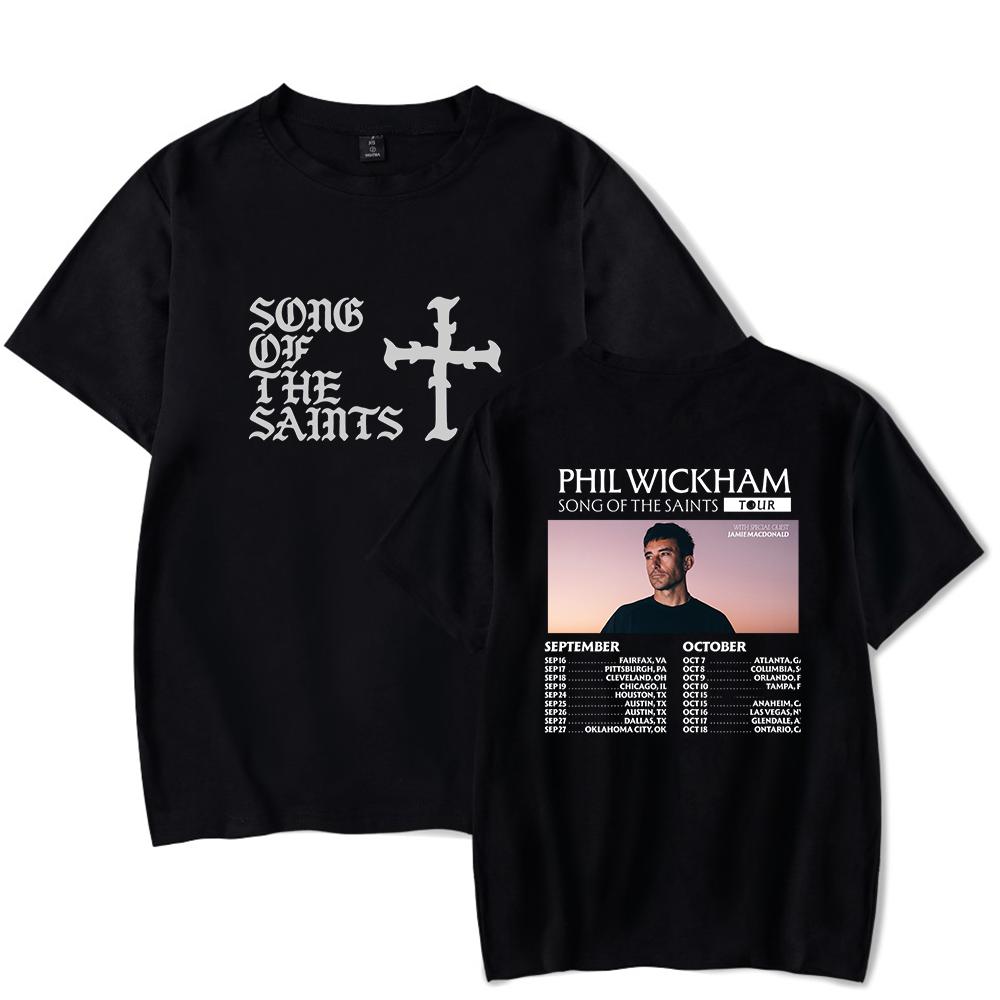 Phil Wickham Song of the Saint Tshirt 2026 New Merch Cool Print Tops for Unisex and Women Streetwear S