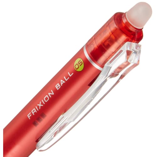 Pilot Erasable Ballpoint Pen Frixion Ball Knock 0.5 3 Colors LFBK-69EF-3C