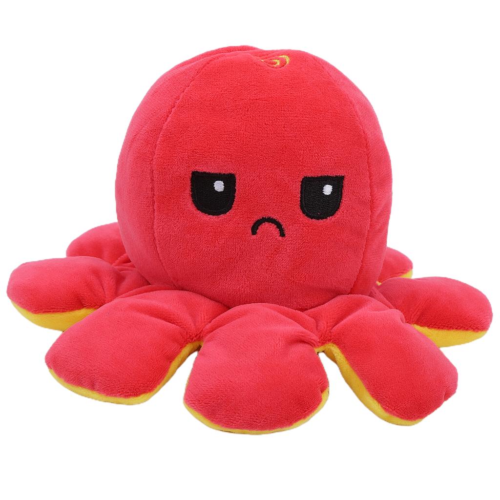 Octopus Plush Doll Reversible Stuffed Double Sided Flip Animal Multicolor Baby Toys