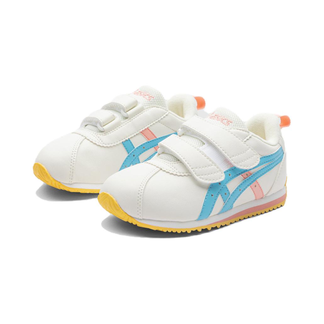 

New Asics Cotla Low Top Kids Lifestyle Shoes White Blue Children Aged 3 7 Years Old 1144A264-107 33