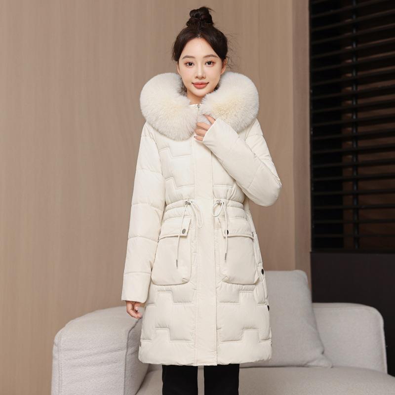 New Korean Style Winter Clothing Style Versatile Loose and Slim Mid-length Fashion Fashionable and Fashionable Design Cotton Jacket