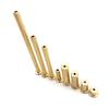 Professional Golf Brass Tip Plug Weights for Shaft 1/2/3/4/5/6/7/8/9/10g Carbon/Steel Option 10pcs/9pcs
