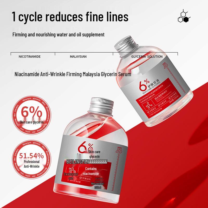 Anti-Wrinkle Firming & Hydrating Glycerin: Soothes, Brightens, Minimizes Pores, Non-Greasy Pre-Makeup Moisturizer.
