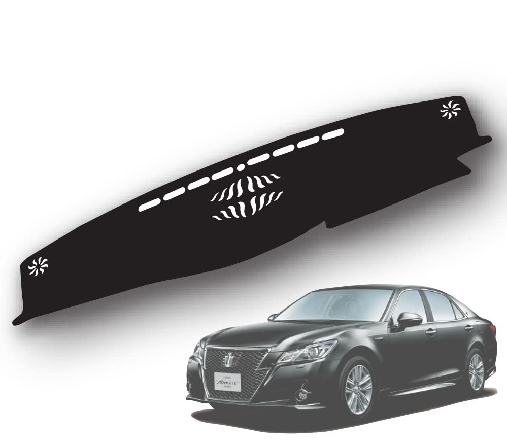 

Коврик на панель приборов MKT для Toyota Crown серии 210 (2012-2018) [Замшевый вид] чёрный