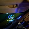 2 Stück LED Auto Tür Projektor Willkommen Geister Schatten Licht Zubehör für Lexus RX ES GX LS LX IS GS UX Serie GX470 ES250 IS250