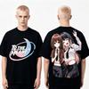 Hot Tune In To The Midnight Heart Anime Lover T-Shirt Unisex Harajuku Cotton Model High Street Retro Fashion Oversized T-shirt