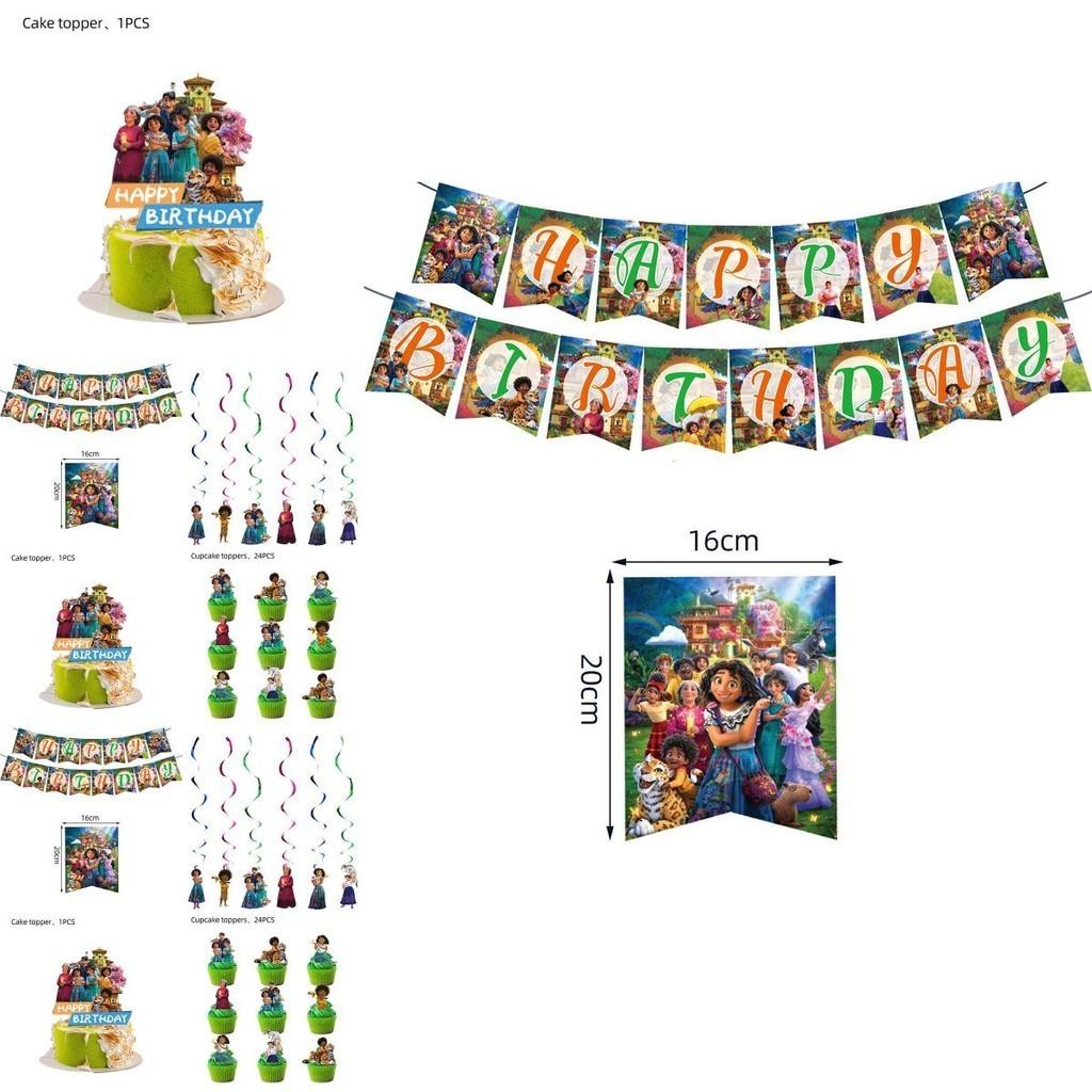 Set di Forniture per Festa di Compleanno Encanto - Perfetto Per Sorprendere il Tuo Bambino Con un Giorno Speciale!