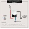 Quick Heating Instant Electric Water Heater Water Heating Device  Bathroom Use