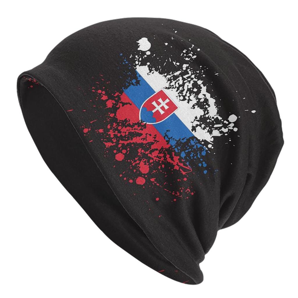 Flag Of Slovakia Slovak Republic Unisex Adult Beanies Caps Knitting Bonnet Hat Warm Fashion Autumn Winter Outdoor Skullies Hats