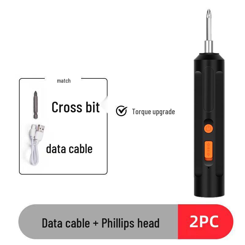 Rechargeable 3.6V Mini Electric Screwdriver & Drill Set with Lithium Battery