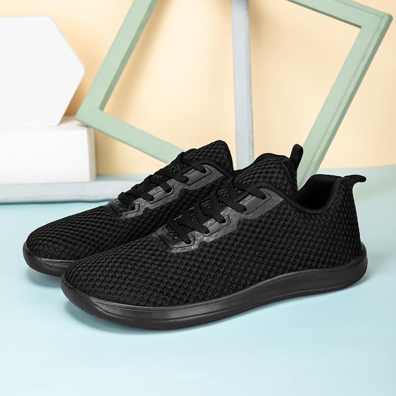 

Large size casual sports shoes men s summer lightweight breathable wide-head shoes men s and women s fashion mesh outdoor running shoes 46 чёрный