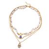 Pearl Necklace New Alloy Diamond Pendant Women's Accessories Niche High-end Exaggerated Jewelry