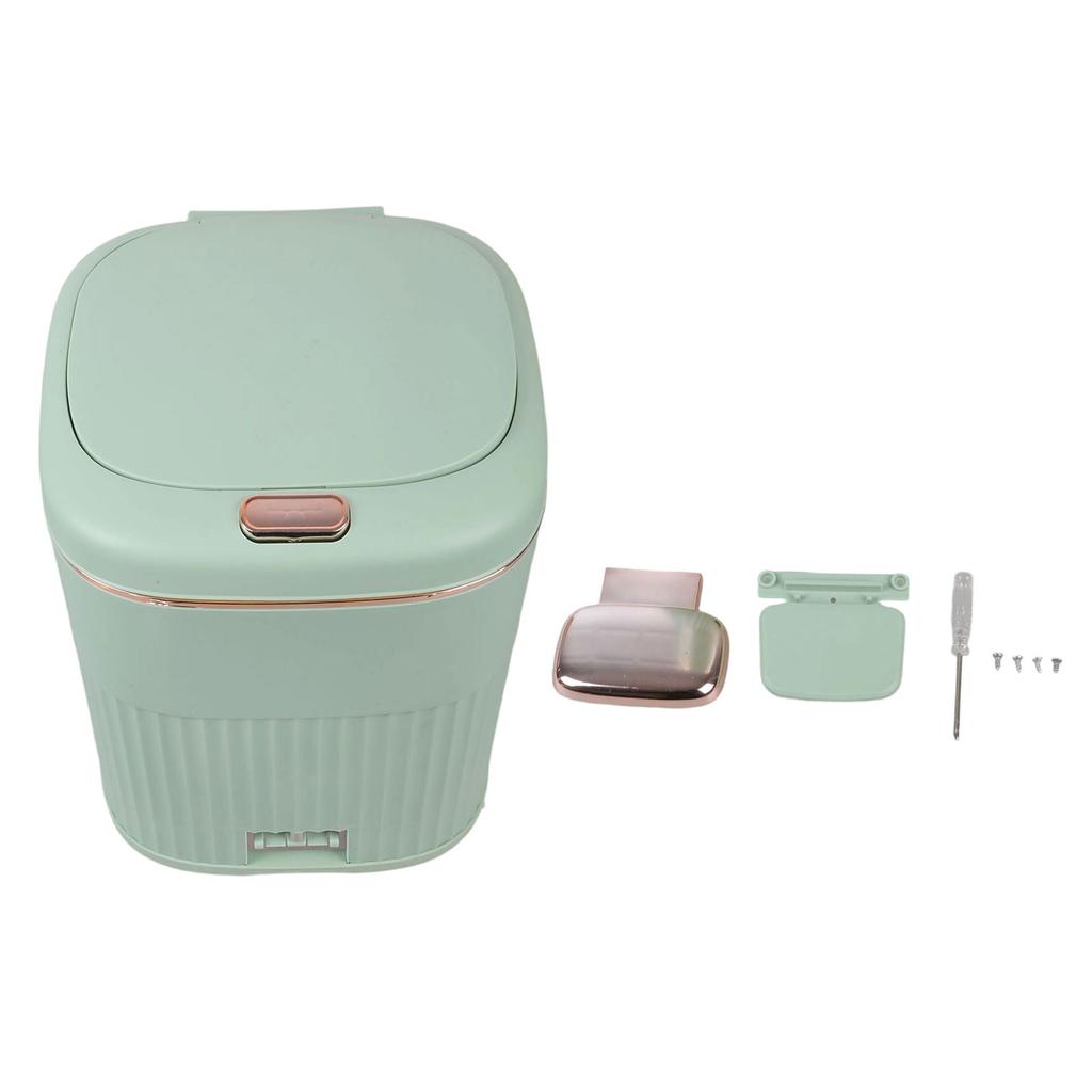 Fußpedal Metall Soft-Close Pedal Badezimmer Mülleimer für Küche Hotel Home Office 8/10/15L Mülleimer mit Deckel