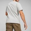 Puma Character Print Casual Crew Neck Short Sleeve T-Shirt Men Tops Gray 624051-04