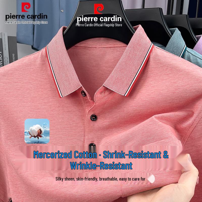 Pierre Cardin Men s Mercerized Cotton Anti-Shrink Polo Shirt XL