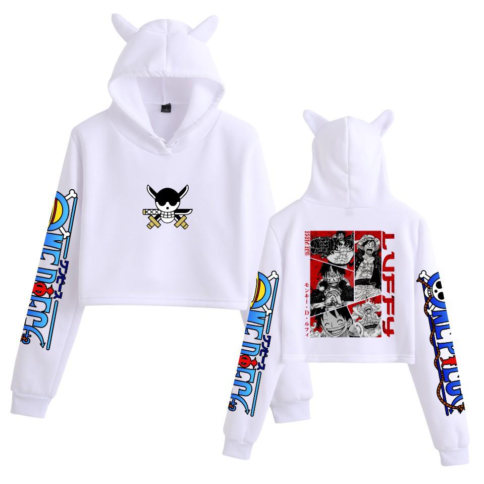 New Hot-Selling One Piece Print Casual Women's Cat Ear Hoodie