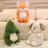 Fuchs, Welpe, Schwarze Katze, Dinosaurier, Biber Plüschtier 40 cm Niedliches Tier Plüschspielzeug Flauschiges Kuscheltier Heim Sofa Dekoration Kindergeschenk
