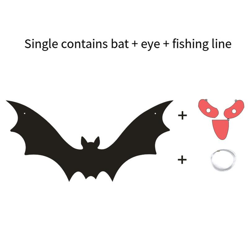 AD23-Hanging Bat Halloween Outdoor Decorations - Perfect For Hanging Outdoor Decorations On Trees, Porches, Yards