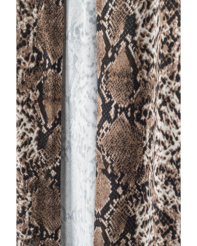 Azura Exchange Long Cardigan with Snake Print