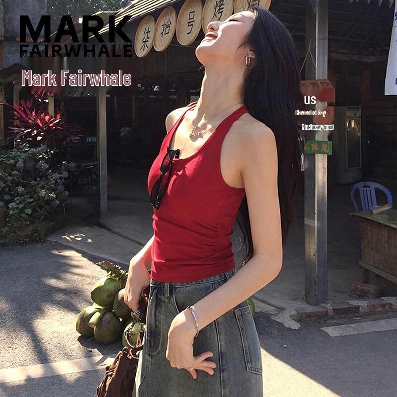 MARK FAIRWHALE Women s Built-in Bra Camisole S