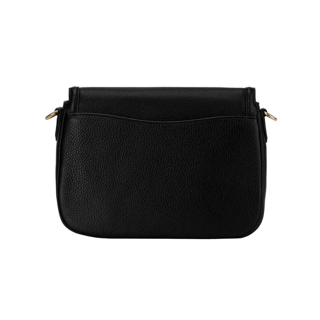 Coach Legacy 26 Logo Flap Closure Leather Handbag Women handbags Black CU099-B4BK