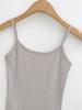 Stylish Elastic Polka Dot Slim-fit Sleeveless Camisole