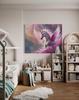 Canvas Print, Pink Unicorn