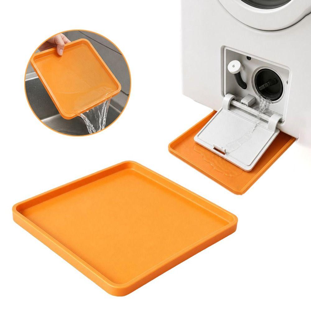 Universal Washing Machine Drain Tray Plastic Leak Catch Pan  Washing Machine Maintenance