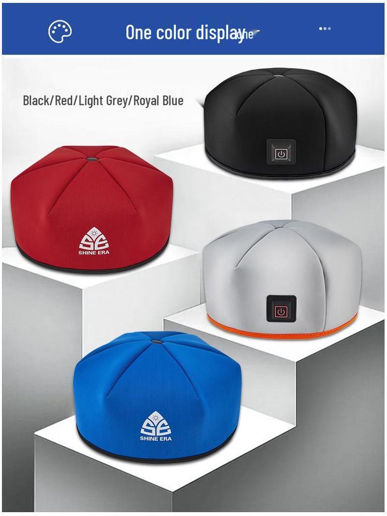 Infrared Red Light Therapy Hat for Hair Growth with Three-Level Pulse Adjustment