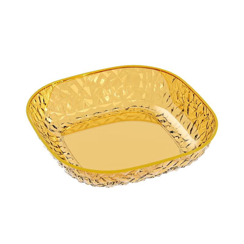 KANGMO Leichter Luxus Weiße 3-Fächer Knochenspucknäpfe, 8er-Pack