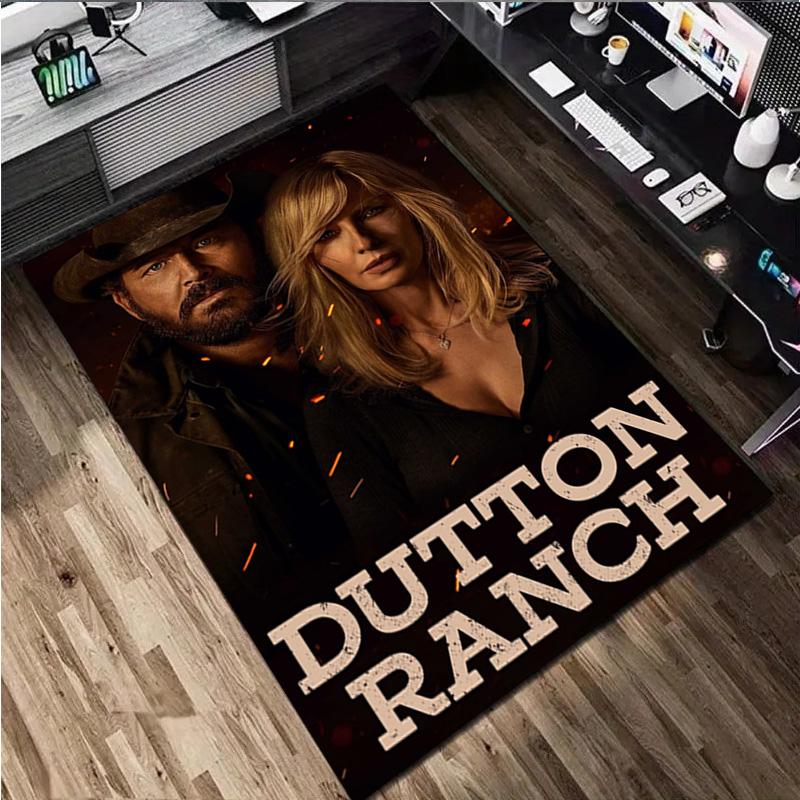 Dutton Ranch Carpet Office Decorative Carpet For Living Room Bedroom Door Mat Floor Rug Computer Chair Area Rug perfect holiday gift