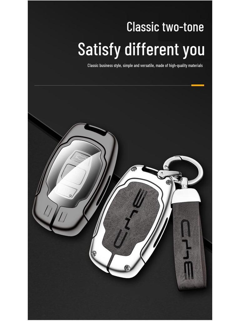 BYD E5 Suri/S7/F3/Song/G5/Qin/F0/L3 Metal Key Fob Case for Older Models