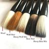 Purple Wool Bamboo Shaft Writing Ink Art Tool Large Brush Drawing Brush Chinese Calligraphy Brush
