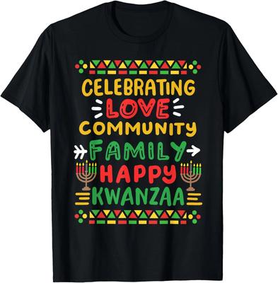 Happy Kwanzaa Love Community Family Unisex T-Shirt
