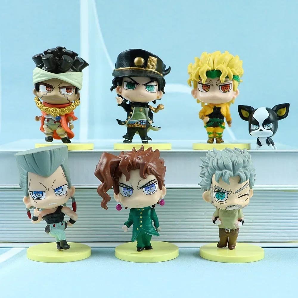 Anime JoJo's Bizarre Adventure Figur Kujo Jotaro Star Platinum Iggy Polnareff Kakyoin Tenmei Actionfigur Modell Puppe