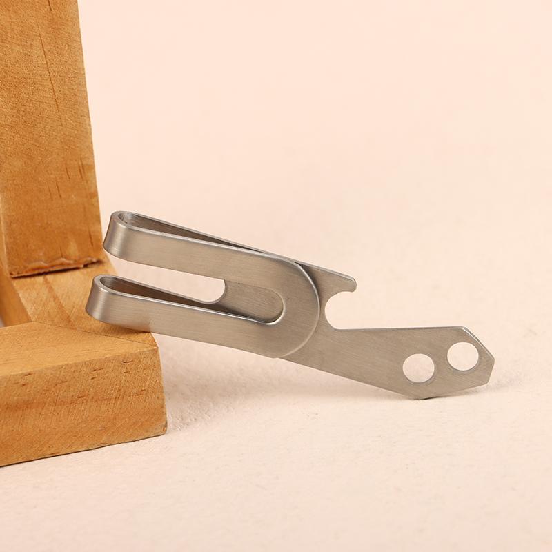 

Многофункциональный зажим для денег из нержавеющей стали, мини-открывашка для бутылок, металлический геометрический держатель для денег, папка для удостоверения личности и кредитных карт для мужчин и женщин серебряный