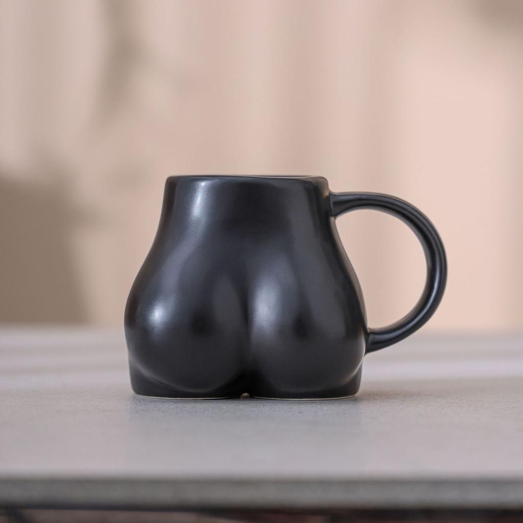 Ceramic Coffee Cup Large Capacity Macaron Color Mug Irregular Latte Cup