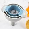 Multifunctional Pouring Set Reusable Kitchen Funnel Versatile Oil Funnel Plastic Material for Easy Pouring and Filtering