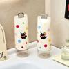 INS Style Travel Toothbrush Box Wave Point Toothpaste Storage Box Trendy Toothbrush Cup