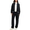 Fila Milano Series 2025 Q1 Casual Versatile Knitted Long Sleeve Jacket Women Outerwear Black F11W515502FBK