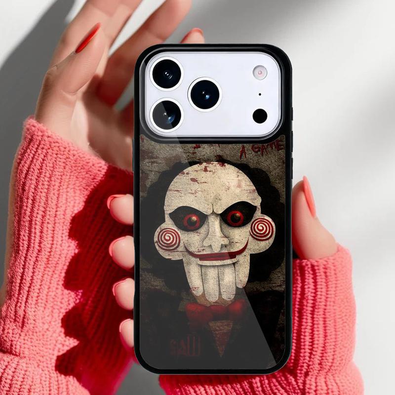Jigsaw Saw Phone Case for iPhone 17 16 15 14 13 Pro Max Back Cover for 12 11 Pro Coque