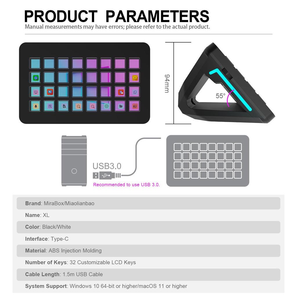 Stream Dock XL: Customizable Visual Keyboard