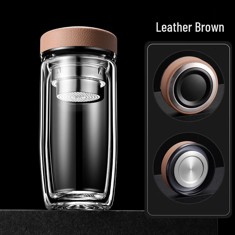 Qianxing Double-Layer Glass Tea Cup Set