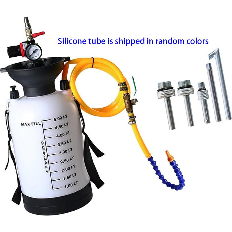 5L Car Fluid Pump Refill System Oil Refilling Auto Brake Fluid Reservoir Oil Change Syringe Oil Pump Replacement Tool Oiler Hand