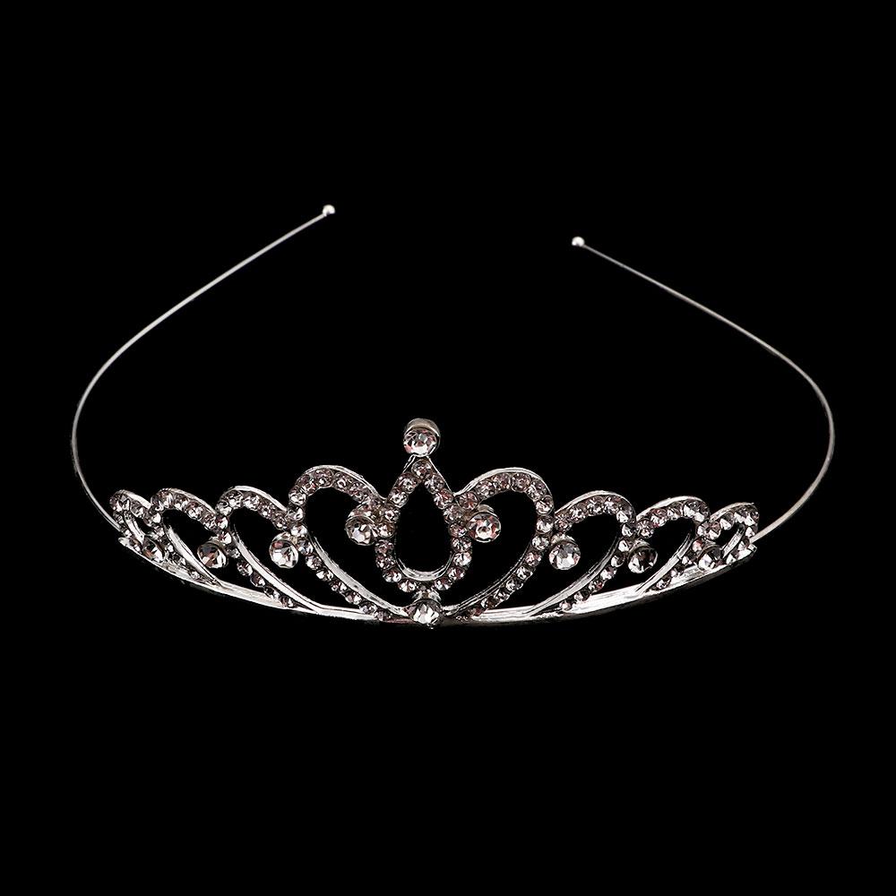 Hair Accessories Tiara Head Piece Crystal Rhinestone Crown Headband Bridal Wedding Jewelry Tiaras Crowns Headbands Stunning
