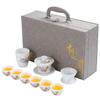 Tao Ding Xuan Mutton-fat Jade White Porcelain Tea Set