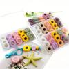 5/15PCS Multi-color Daisy Silicone Beads, 20mm, Suitable for DIY Pen Bead Bracelets, Necklaces, Keychain Accessories, Etc