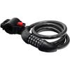 Fietsslot Hoge Beveiliging 5-cijferig Herstelbaar Combinatieslot Spiraalkabel Slot Beste Voor Fiets Buiten, 1,2m x 12mm
