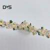 15 Yards Blommig Spetskantband Polyester Broderad Spetsapplikationsremsa Blommig Spetsband Sytyg för DIY-hantverk Bröllopsdekorationer